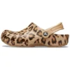 Classic Clog z nadrukiem „Leopard Gold”
