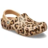 Classic Clog z nadrukiem „Leopard Gold”