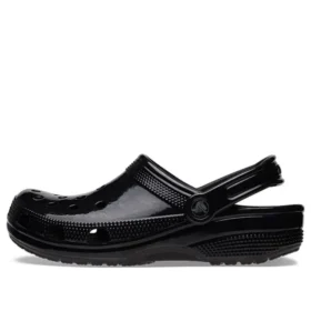 Classic Clog z wysokim połyskiem „Black”