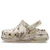 Classic Crush Clog z marmurkowym wzorem „Bone Multi”