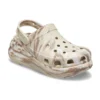 Classic Crush Clog z marmurkowym wzorem „Bone Multi”