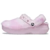 Classic Fur Sure Chodaki Ballerina „Pink White”