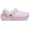 Classic Fur Sure Chodaki Ballerina „Pink White”