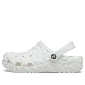 Classic Geometric Clog „White”