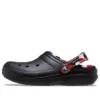 Classic Lined Clog „Black & Red”