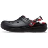 Classic Lined Clog „Black & Red”