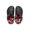 Classic Lined Clog „Black & Red”