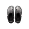 Classic Lined Clog „Black Silver”