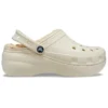 Classic Lined Clog „Bone”