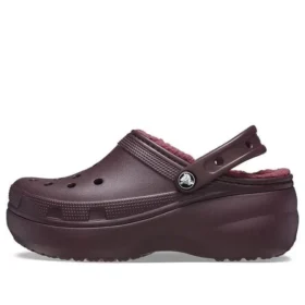 Classic Lined Clog „Dark Cherry”