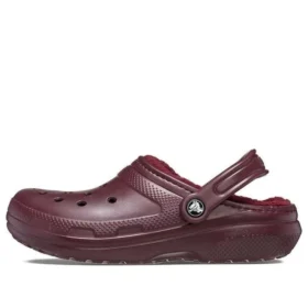 Classic Lined Clog „Dark Cherry”