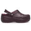 Classic Lined Clog „Dark Cherry”