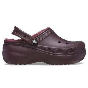 Classic Lined Clog „Dark Cherry”