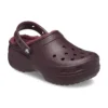 Classic Lined Clog „Dark Cherry”