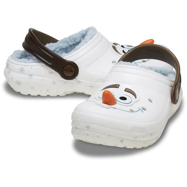 Classic Lined Clog dla dzieci Disney Frozen z wyściółką i motywem Olafa Classic Lined Clog dla dzieci Disney Frozen z wyściółką i motywem Olafa