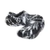 Classic Lined Clog na świeżym powietrzu „Marbled White Black”