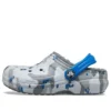 Classic Lined Clog w kamuflażu z podszewką „Szary Biały Niebieski”