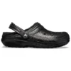Classic Lined Clog z brokatową wyściółką „Black”