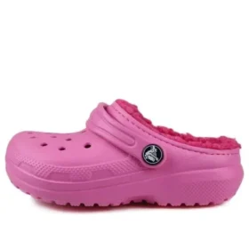 Classic Lined Clog z okrągłym czubkiem „Pink”