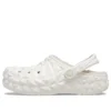 Classic Lined Geometric Clog „White”