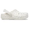 Classic Lined Geometric Clog „White”