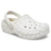 Classic Lined Geometric Clog „White”