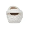 Classic Lined Geometric Clog „White”