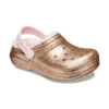 Classic Lined Glitter Chodaki „Gold Pink”
