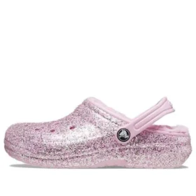 Classic Lined Glitter Chodaki „Pink”