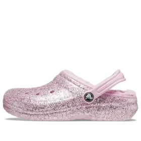 Classic Lined Glitter Chodaki „Pink”