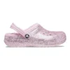 Classic Lined Glitter Chodaki „Pink”