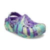 Classic Lined Marbled Clog „Neon Purple Multi”