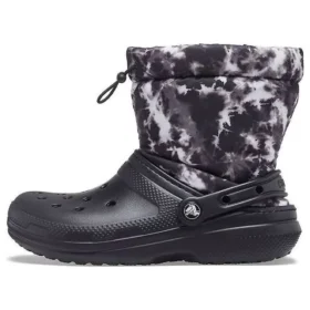Classic Lined Neo Tie-Dye Botki i Kozaki „Black White”