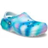 Classic Lined Solarized Chodaki „White Blue Aqua”