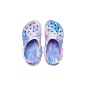 Classic Marbled Clog „Blue Purple Pink”