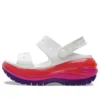 Classic Mega Crush Sandal „White Red Purple”