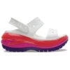 Classic Mega Crush Sandal „White Red Purple”