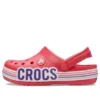 Crocband Clog z paskiem w stylu krokodyla i logo „Red White”