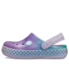 Crocband Clog z tęczowym Glitterem „Purple Blue”