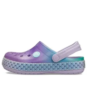 Crocband Clog z tęczowym Glitterem „Purple Blue”