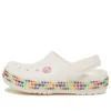 Crocband Gem Band Chodaki „White Multi”