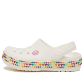 Crocband Gem Band Chodaki „White Multi”
