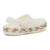 Crocband Gem Band Chodaki „White Multi”
