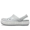 Crocband Logo Mania Chodaki „Grey Silver”