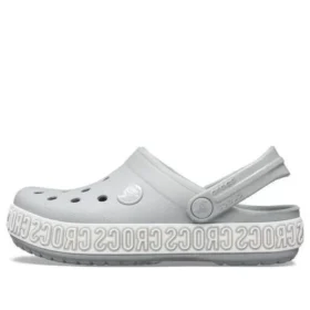 Crocband Logo Mania Chodaki „Grey Silver”