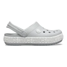 Crocband Logo Mania Chodaki „Grey Silver”
