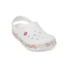 Crocband Stretch Necklace Clog „White Multi”