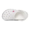 Crocband Stretch Necklace Clog „White Multi”