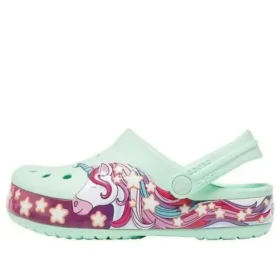 Crocband Unicorn Chodaki „Green Red”