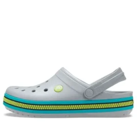Crocband Zipper Band Chodaki „Grey Aqua”